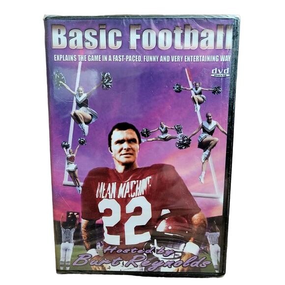 Basic Football Hosted By Burt Reynolds: An Explanation Of The Game DVD 2002 - Picture 2 of 3